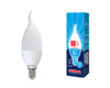 LED-CW37-7W/NW/E14/FR/NR Лампа с/д свеча на ветру 4000K ТМ Volpe