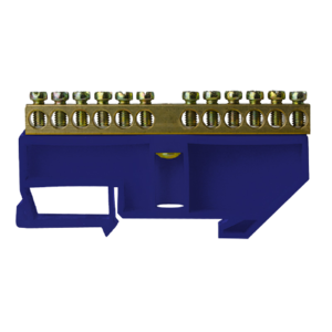 Шина нулевая с изолятором OptiKit BB-D-N-DIN-12-6х9-синий