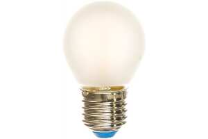 LED-G45-6W/WW/E27/FR PLS02WH Лампа светодиодная. Форма "шар", матовая. Sky. 3000K Uniel