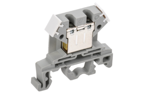 Зажим наборный ЗНИ-6 6мм2 (JXB50А)  в сборе с заглушкой серый IEK