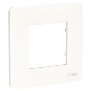 Рамка 1-м UNICA STUDIO бел. SchE NU200218