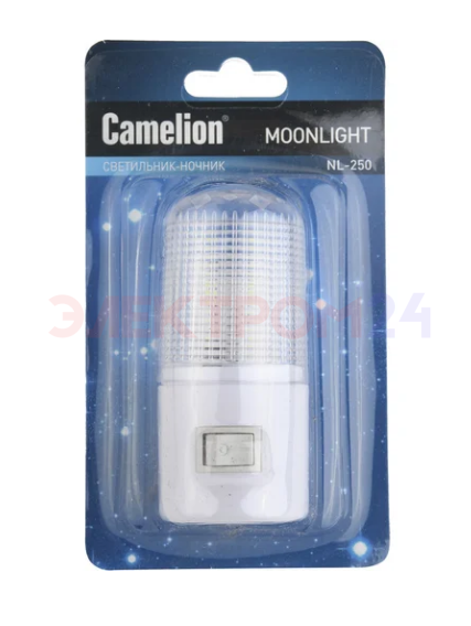 Ночник NL-250 0.5Вт ,мех.выкл Camelion Ночник NL-250 0.5Вт ,мех.выкл Camelion