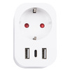 USH-A103 1G-UC-WF WHITE Умная розетка Wi-Fi. 2USB+Type-C 5В. 2.4A. 16A. До 3680Вт. Голосовое управле