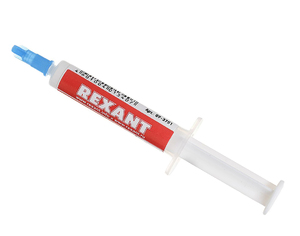 Паста теплопроводная  КПТ-8  5мл (шприц)  REXANT