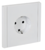 FORTE&PIANO Розетка 1-местная с заземлением без защитных шторок винтовое крепление 16А FP216 белый I