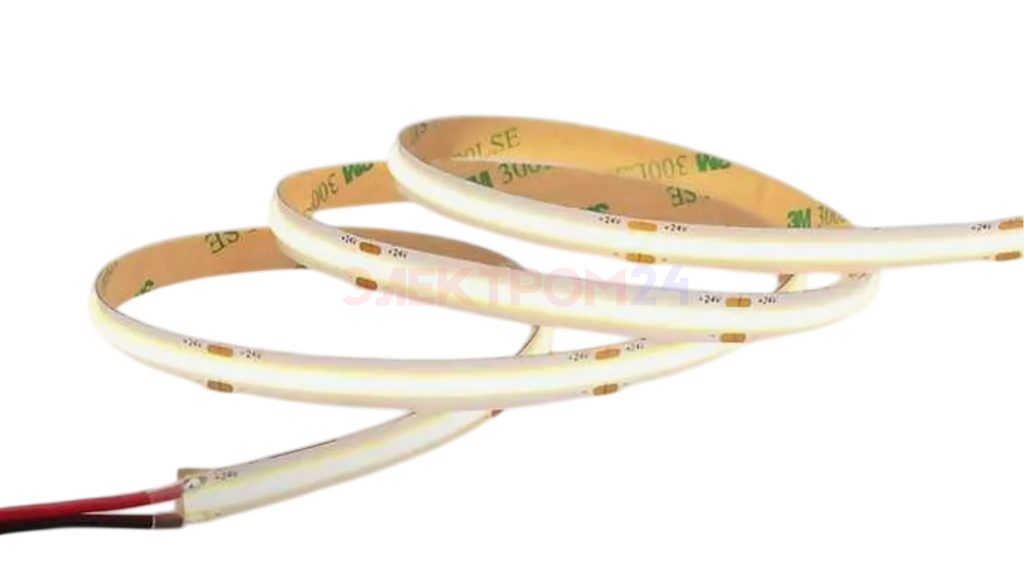 ULS-C22-COB-480LED/m-8mm-IP20-DC24V-12W/m-5M-4000K Гибкая светодиодная лента на самоклеящейся основе ULS-C22-COB-480LED/m-8mm-IP20-DC24V-12W/m-5M-4000K Гибкая светодиодная лента на самоклеящейся основе