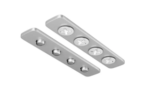 Комплект соединителей прямых для профиля натяжного потолка, 2шт 