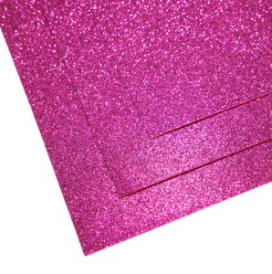 VR-FE4 40T13/S60X70/HPL50EG054 Glitter Fucsia/Фуксия Фоамиран глиттерный, толщина 1.5мм, лист 60x70с