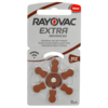 RAYOVAC EXTRA ZA312 (G3) (6BL) батарейка для слуховых аппаратов