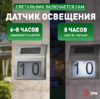 ERAFS048-09  ЭРА Номер дома с подсветкой, на солнечной батарее, 2LED