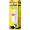 Лампа ЛОН свеча матовая NI-B-60-230-E14-FR Navigator