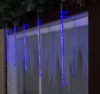Гирлянда Тающие Сосульки 6шт по 50см цвет синий