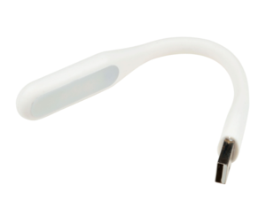 TLD-541 White Свет-к/фонарь переносн. Uniel прорез.6 LED питание от USB-белый.