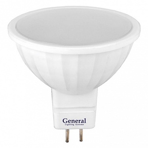 Лампа светодиодная GLS Стандарт GLDEN-MR16-12-230-GU5.3-6500, 660312, GU-5.3, 6500 К