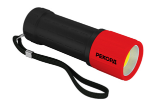 Фонарь светодиодный «Рекорд» MR-270 (Пластик) 1Вт COB ,3*ААА/LR03 Фонарь светодиодный «Рекорд» MR-270 (Пластик) 1Вт COB ,3*ААА/LR03