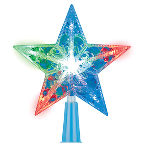 ULD-H1516-010/DTA MULTI STAR Украшение светодиодное для ёлки «Звезда», 15см. 10 светодиодов. Разноцв
