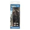 S-CT2-1,5U BLACK Удлинитель серии Travel, шнур 1,5м., 2 гнездa, 10A, б/з, 4USB(2,1A). Черный.Uniel