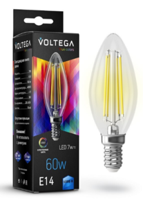 Светодиодная лампа Crystal Candle 7W 4000K E14 CRI97 