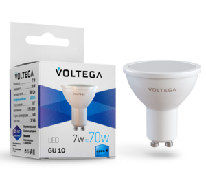 Светодиодная лампа MR16 7Вт 4000K GU10 110° voltega Maytoni
