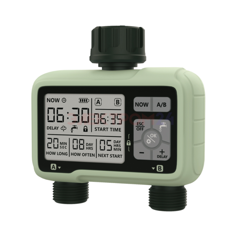 UST-W42 IP65 OLIVE Таймер для автоматического полива. 2 канала. Корпус оливковый. ТМ Uniel UST-W42 IP65 OLIVE Таймер для автоматического полива. 2 канала. Корпус оливковый. ТМ Uniel