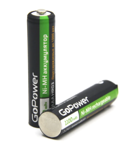 Аккумулятор GoPower HR03 AAA BL2 Ni-MH 1100mAh 2шт.