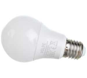 LED-A60-9W/4000K/E27/FR/NR Лампа св-ая. Форма "A", матовая. Серия Norma. (4000K). ТМ Volpe