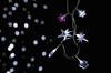 Украшение для гирлянд Замерзший цветок, фиолетовый, DF-LC07009