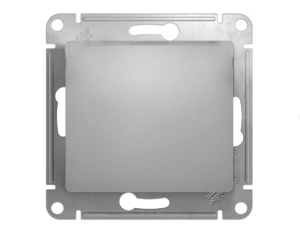 Механизм выключателя 1кл. СП, Glossa, алюминий