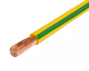 Провод ПуГВ (ПВ3) 1х6 желто-зеленый ГОСТ Дмитров-кабель