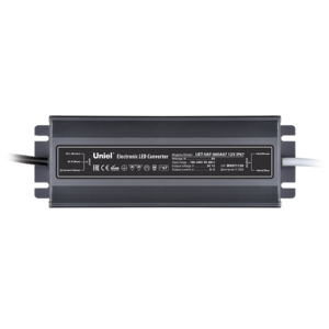 UET-VAF-060A67 12V IP67 Блок питания ультратонкий, 60Вт. Металлический корпус. TM Uniel