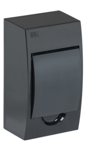 KREPTA 3 Корпус пластиковый ЩРН-П-4 IP41 черный IEK
