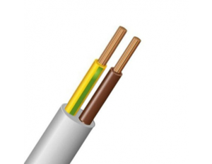 Провод  ПВС 2х1 белый ТРТС Металлист