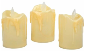 ULD-F062 WW CANDLE SET3 Фигура светодиодная «Свеча» на батарейках LR44 (в/к), в составе набора из 3 
