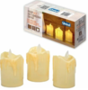 ULD-F062 WW CANDLE SET3 Фигура светодиодная «Свеча» на батарейках LR44 (в/к), в составе набора из 3 