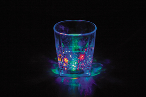 Светильник светодиодный "стакан"  5LED разноцветных, 82*82*90мм, IP65,  FL103