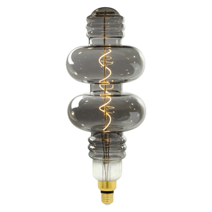 LED-SF42-5W/SOHO/E27/CW CHROME/SMOKE GLS77CR Лампа светодиодная SOHO. Хромированная/дымчатая колба.