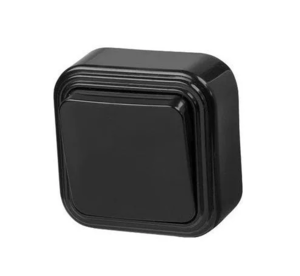 Выключатель 1-кл. О/У черный (VA 16-131-Ч)