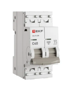 Автоматический выключатель ВА 47-63N 2P 40А (C) 4,5 кА PROXIMA EKF