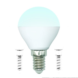 Лампа светодиодная форма "шар" матовая 6W/WW/E14/FR/MB 3000K