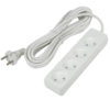 S-CU4-5 WHITE Удлинитель серии Ultra. шнур 5м.. 4 гнезда. 10A. б-з. Белый. TM Uniel