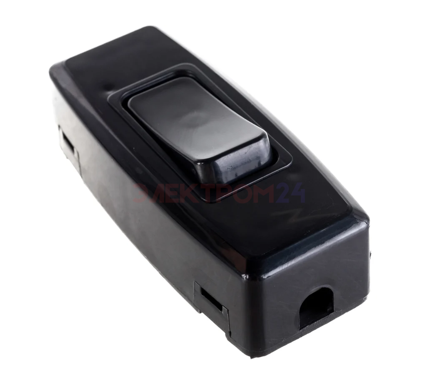 Выключатель для бра 10А 250В, Черный NE-AD Выключатель для бра 10А 250В, Черный NE-AD