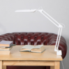 TLD-524 White/8W/Светильник настольн на струбцине/LED/500Lm/4500K/Dimmer/Цвет-белый, 