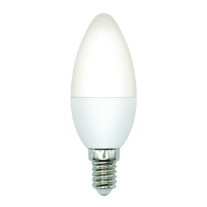 LED-C37-5W-4000K-E14-FR-SLS Лампа светодиодная. Форма свеча. матовая. Белый свет 4000K. ТМ Volpe LED-C37-5W-4000K-E14-FR-SLS Лампа светодиодная. Форма свеча. матовая. Белый свет 4000K. ТМ Volpe