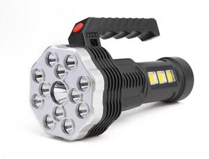 Ultraflash LED51537 (фонарь акк 4В, черн., 16LED, 3 Вт, 4 реж, Micro USB, бокс)