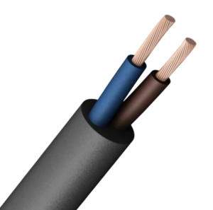 Провод ПВСнг(А)-LS 2х2.5 Черный ТРТС Альфакабель