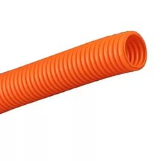 Труба ПНД гибкая гофр. д.40мм, лёгкая с протяжкой, 20м, цвет оранжевый DKC
