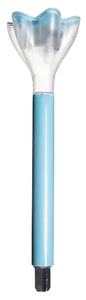 Светильник Uniel на солнечной батарее 1LED h=30,5см пластик/голубой Blue crocus