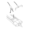 UFL-H02 SILVER 200 POLYBAG Комплект крепления для подвесного монтажа накладных светильников.