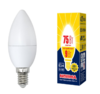 LED-C37-9W-WW-E14-FR-NR Лампа светодиодная. Форма свеча. матовая. Серия Norma. 3000K
