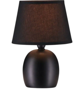 UML-B304 E14 BLACK Светильник настольный декоративный под лампу Е14, 40W. Механический выключатель. 